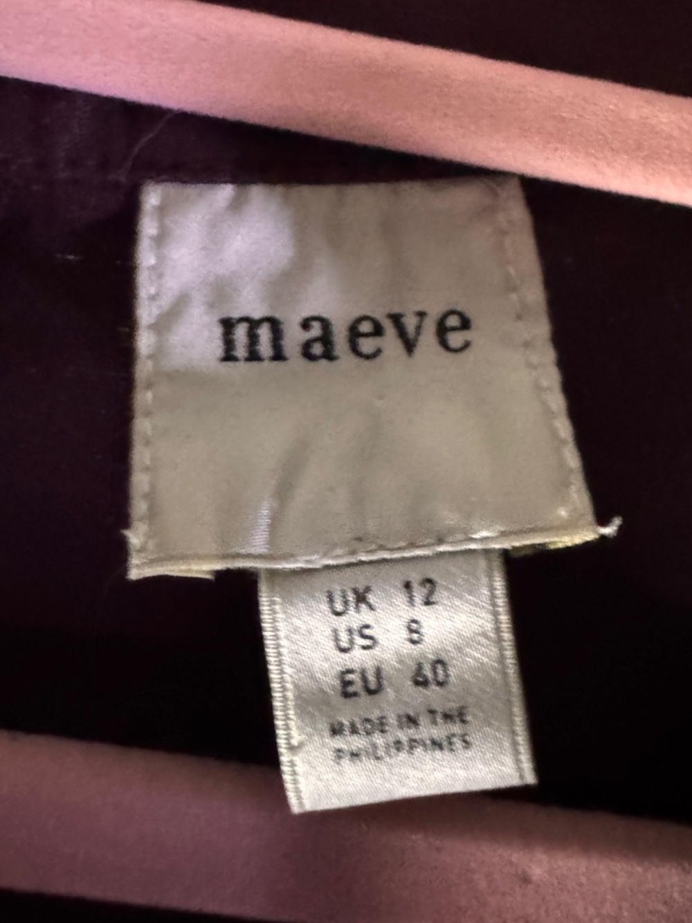 Maeve Anthropologie Plum Linen Blend Wrap Jumpsuit Size 8 Short Sleeve Tie Waist - Picture 6 of 8